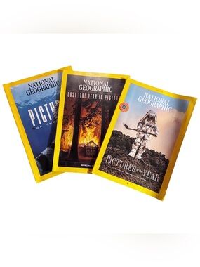 National Geographic Magazine Bundle 3 Year in Pictures Issues 2021, 2022, 2023